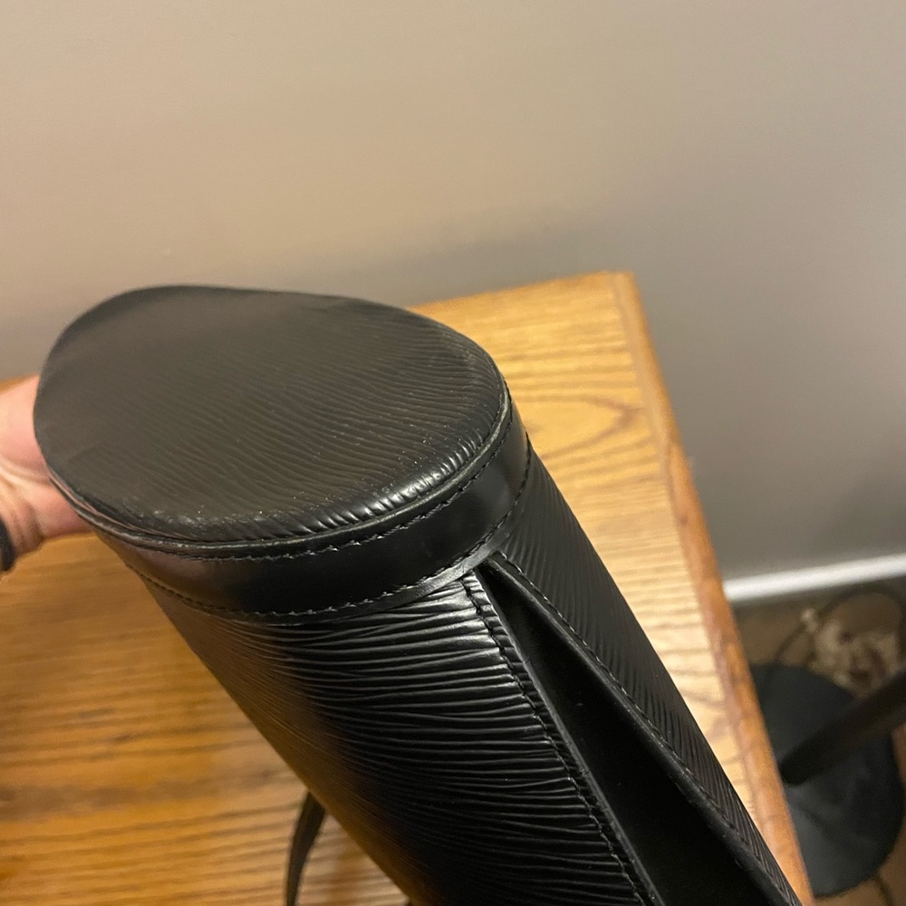 LV Saint Jacques Black Epi Leather Tote Bag *Louis Vuitton* - Picture 8 of 11